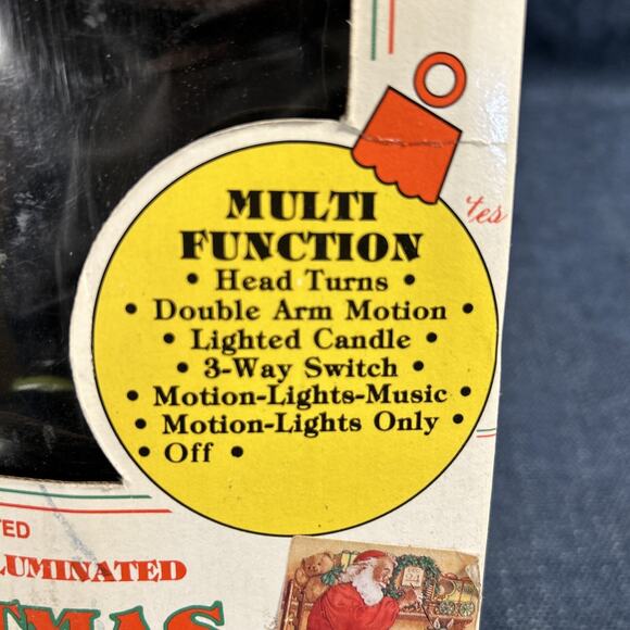 Telco Motionettes of Christmas Cool Nick Santa Claus Lights Sound And Motion - Picture 5 of 16